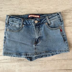 Denim Mini Skort